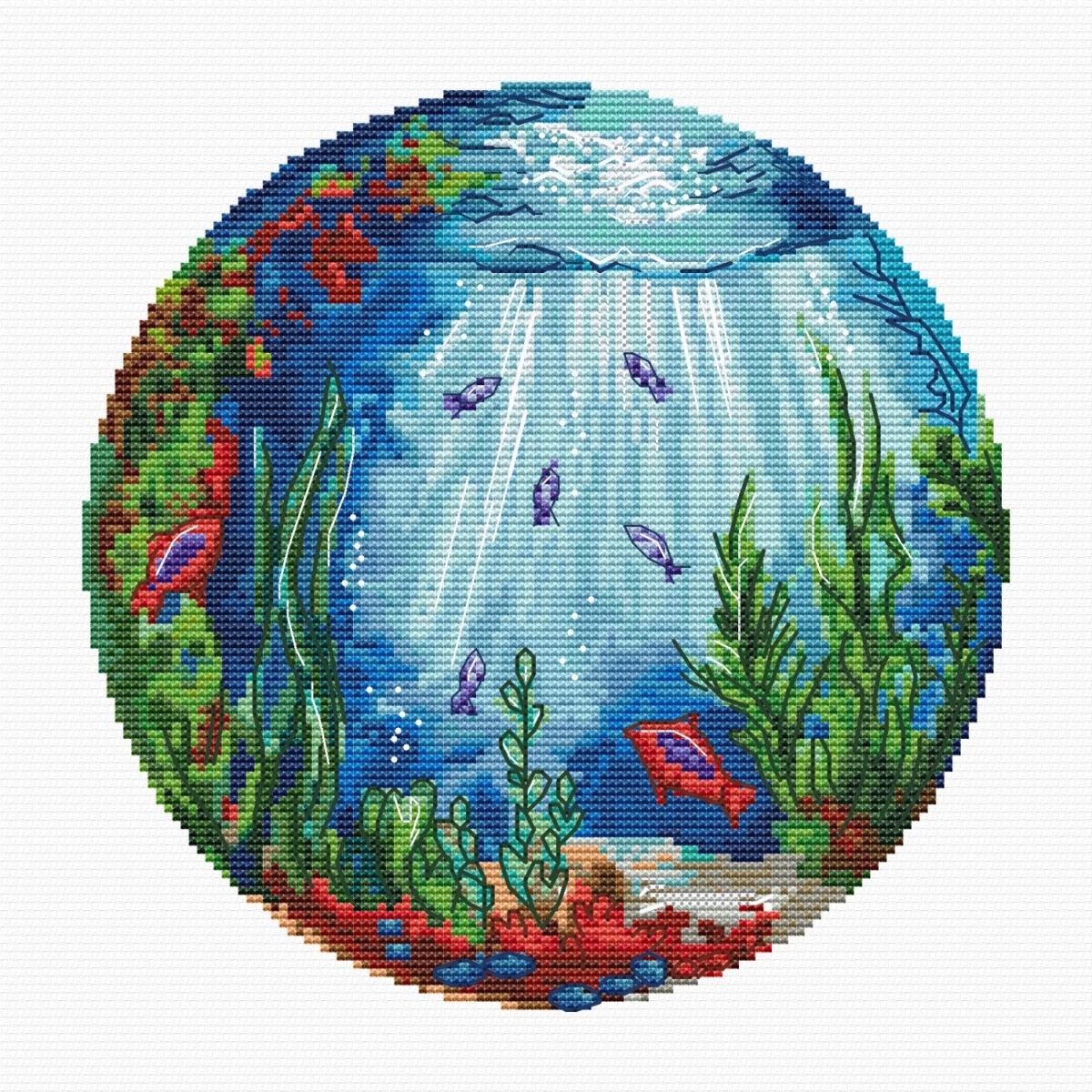 Underwater World 2 Cross Stitch Chart фото 1