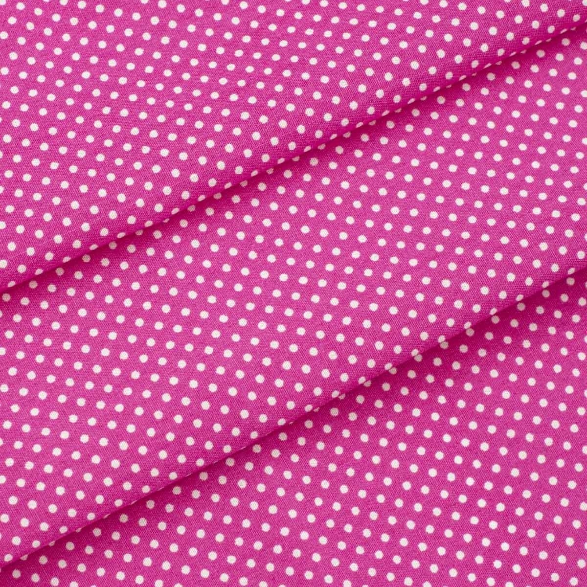 Pink Small Polka Dots Patchwork Fabric фото 1