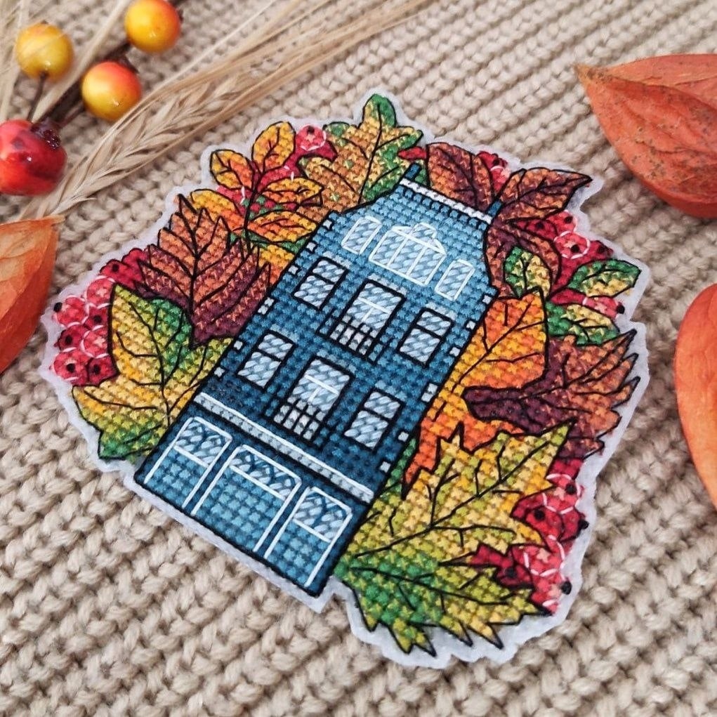 Holland. Autumn Cross Stitch Pattern фото 3