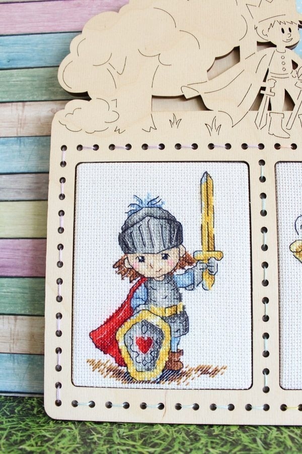 Knight Cross Stitch Kit фото 5