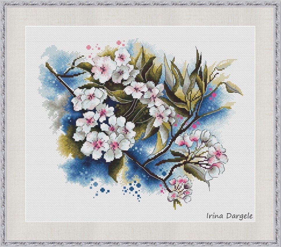 Tenderness of Spring Cross Stitch Chart фото 1