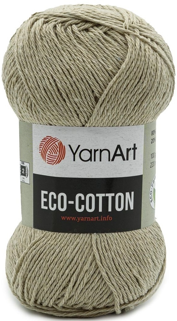 YarnArt Eco Cotton 85% cotton, 15% polyester, 5 Skein Value Pack, 500g фото 10