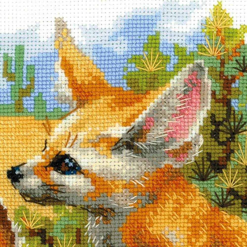 Desert Foxes Cross Stitch Kit фото 2