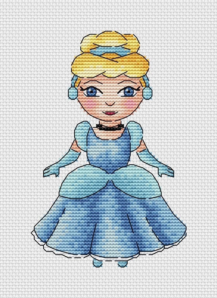 Princess from Fairy Tale Cross Stitch Pattern фото 1