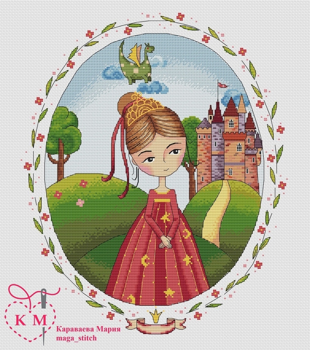 Once upon a Time in a Fairy Tale Cross Stitch Pattern фото 1