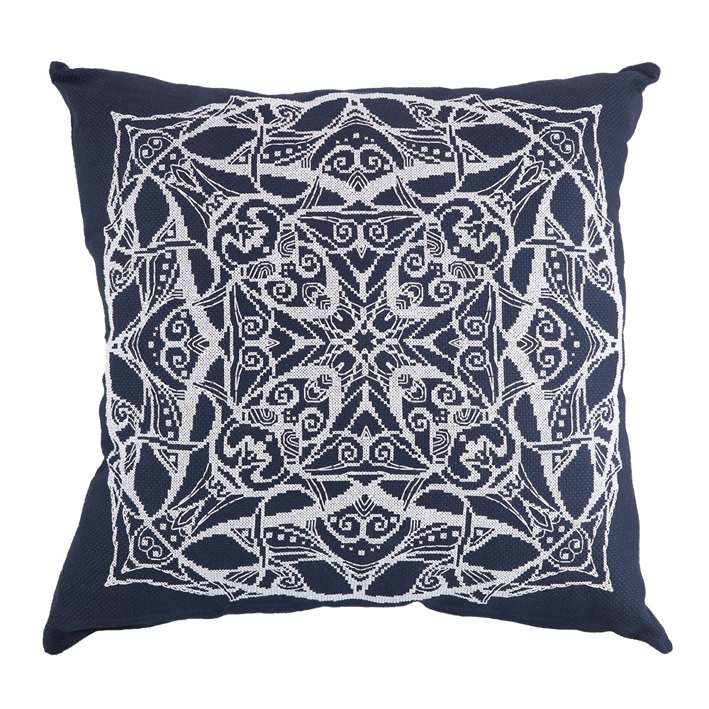 Mandala Cushion Cover Cross Stitch Kit фото 1