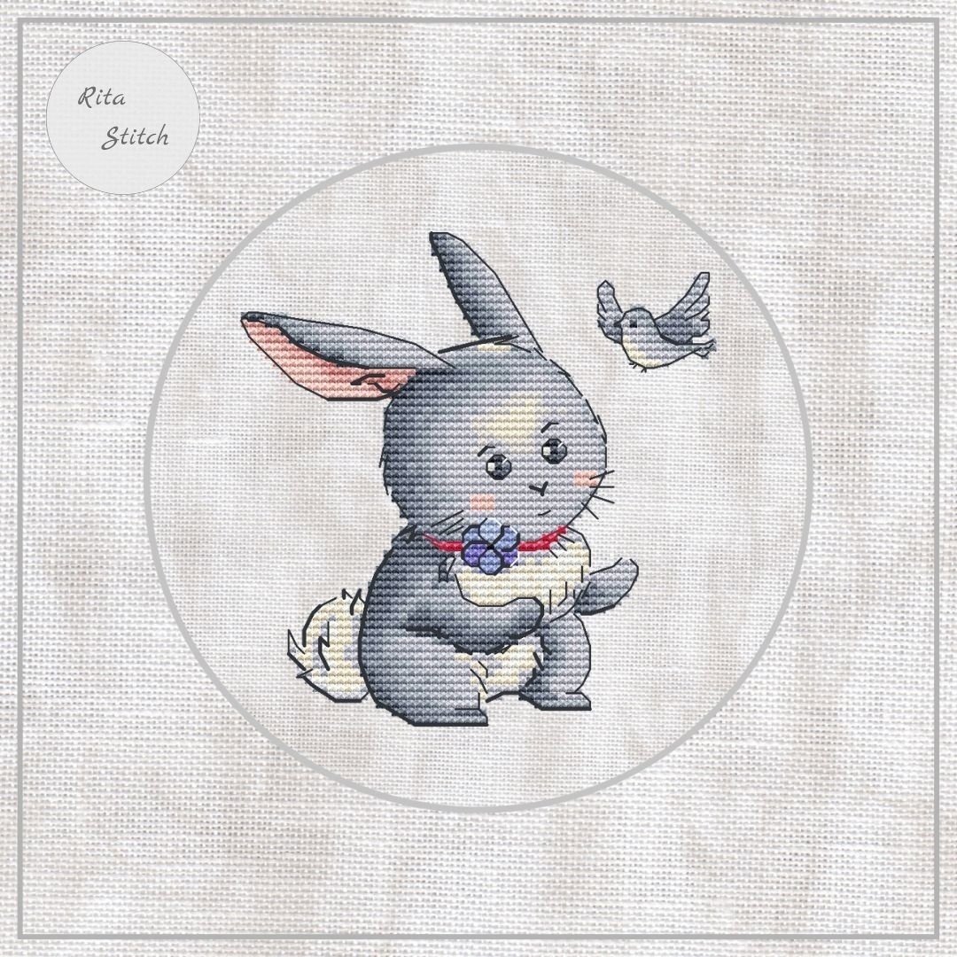 Hare. Teach Me to Fly Cross Stitch Pattern фото 1