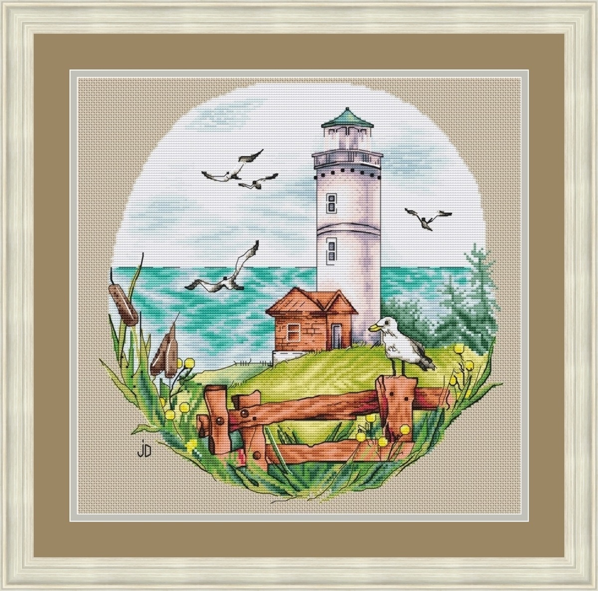 Lighthouses. Guests from the Sea Cross Stitch Pattern фото 1