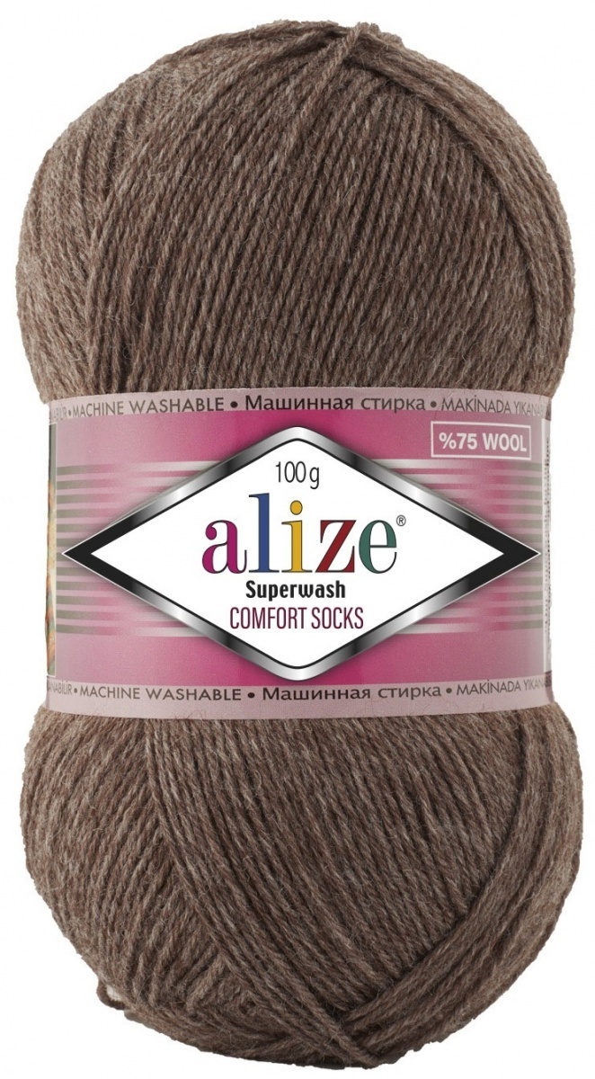 Alize Superwash Comfort Socks 75% wool, 25% polyamide 5 Skein Value Pack, 500g фото 12