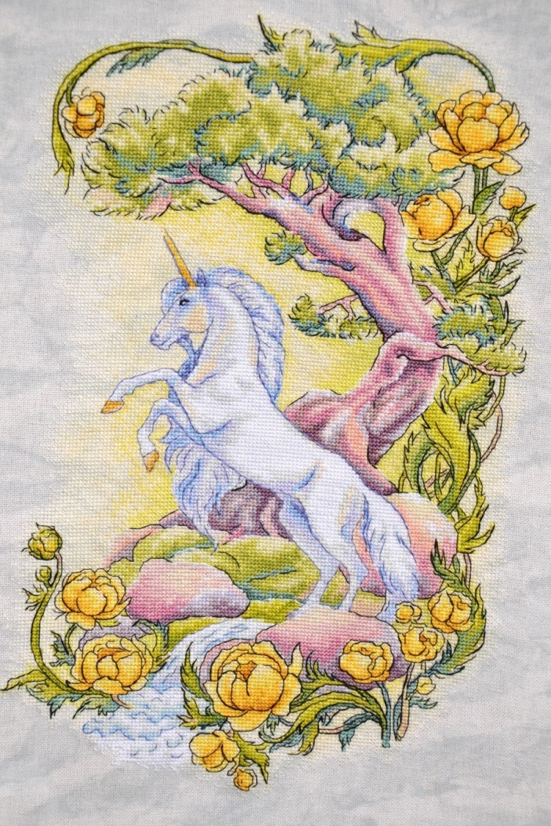 The Diptych. Unicorn Cross Stitch Pattern фото 2