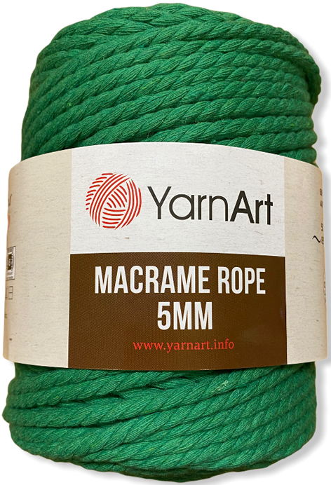 YarnArt Macrame Rope 5mm 60% cotton, 40% viscose and polyester, 2 Skein Value Pack, 1000g фото 9