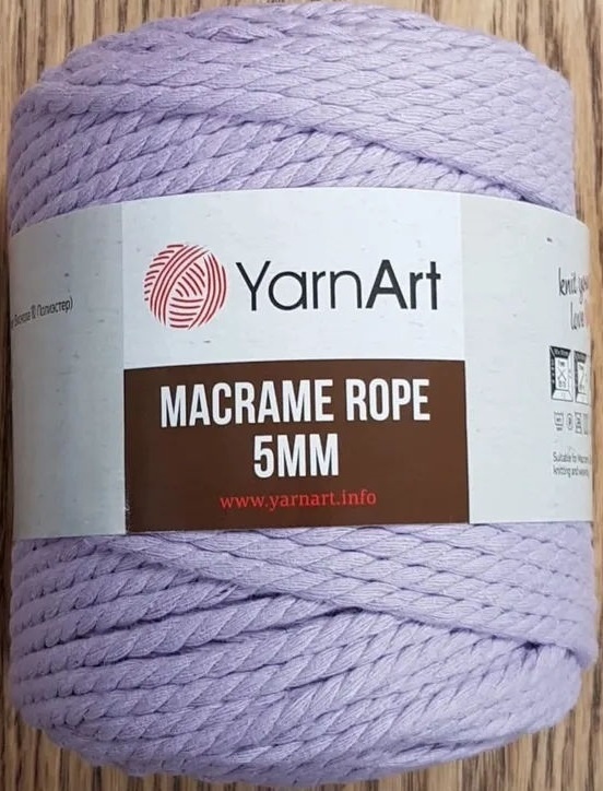 YarnArt Macrame Rope 5mm 60% cotton, 40% viscose and polyester, 2 Skein Value Pack, 1000g фото 15