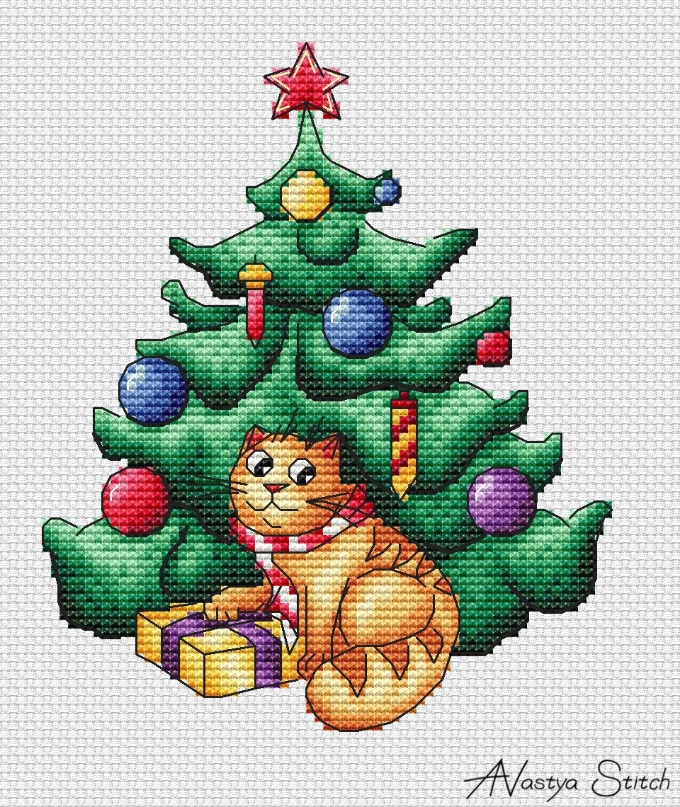 Waiting for the Holiday Cross Stitch Pattern фото 1