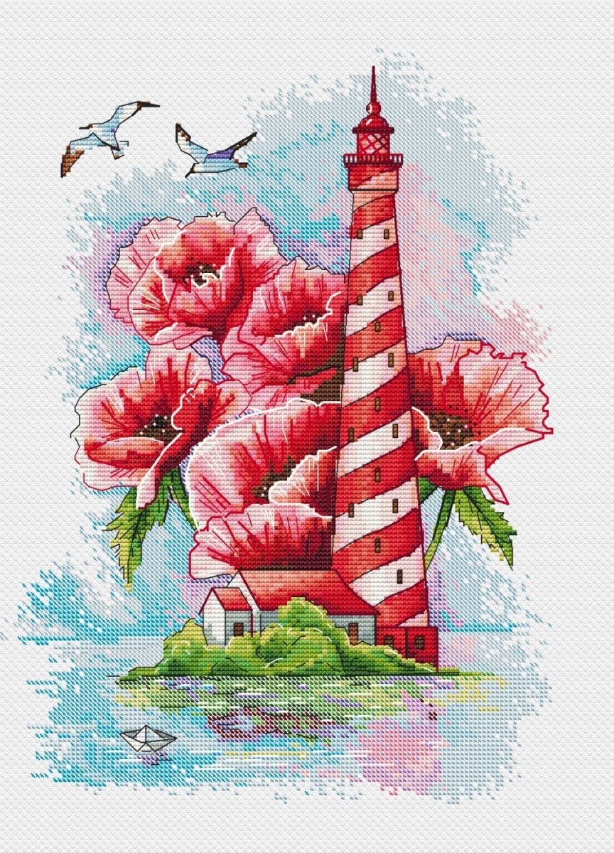 Magical Island Cross Stitch Pattern фото 1