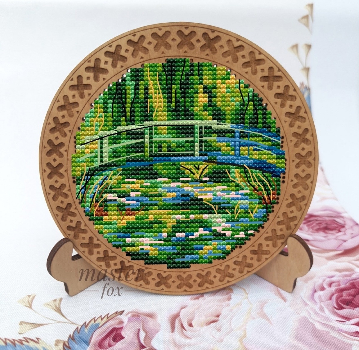 The Water Lily Pond Circle Cross Stitch Pattern фото 4