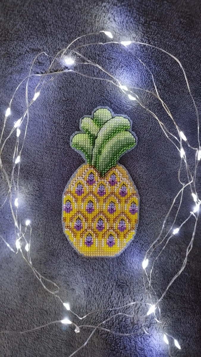 A Pineapple Cross Stitch Pattern фото 2