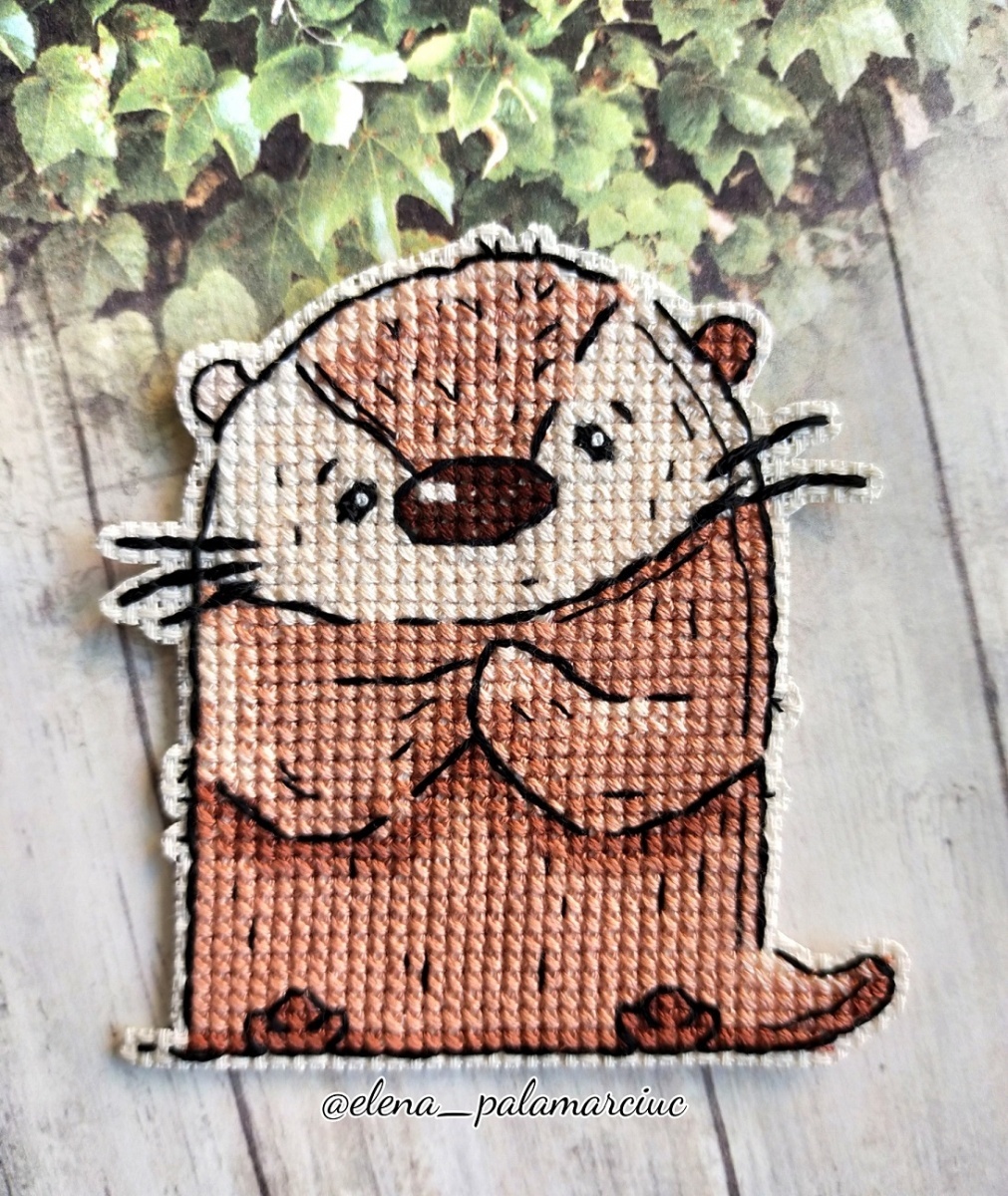 Sea Otter Cross Stitch Pattern фото 6