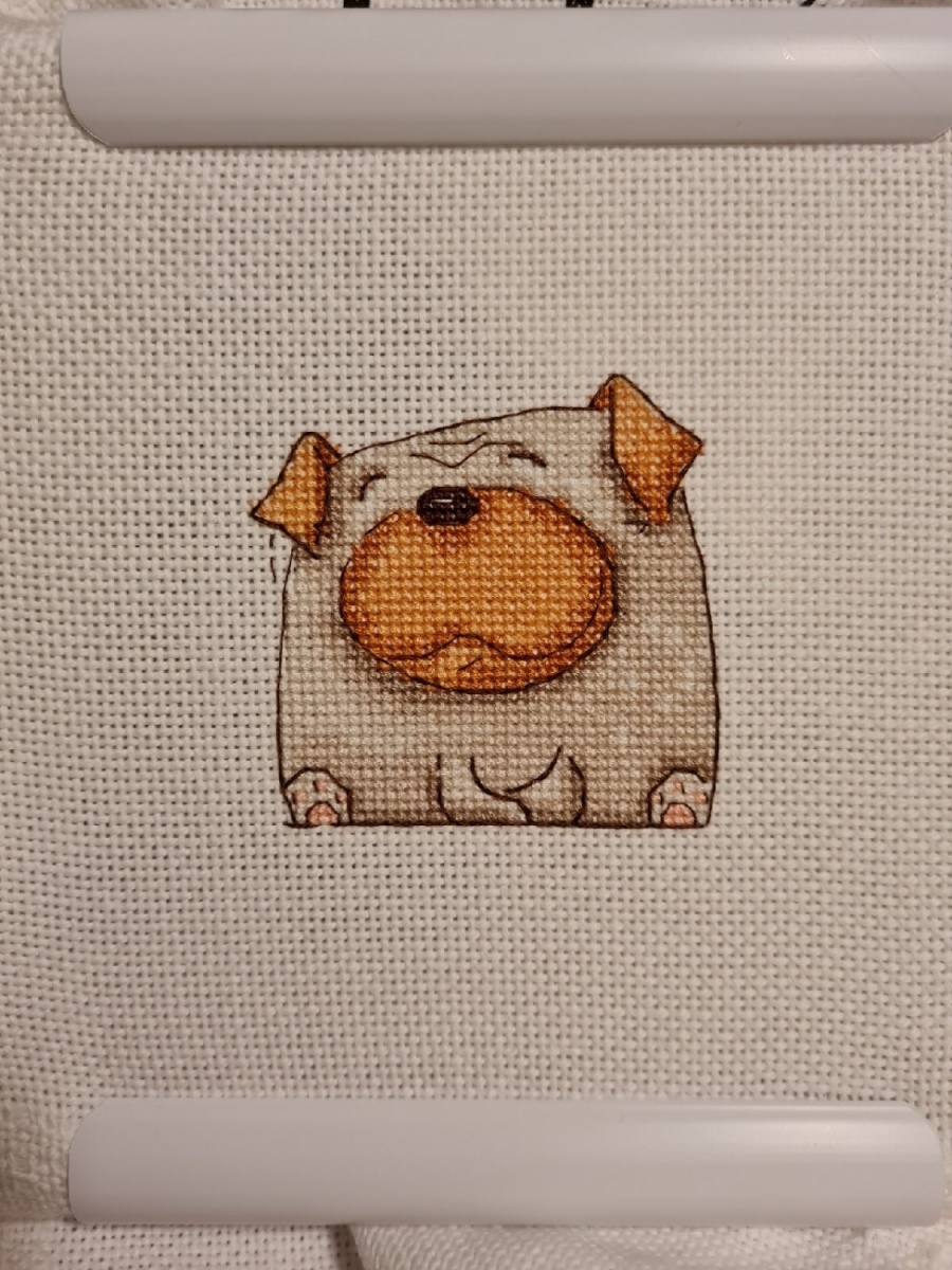 Pug-dog Cross Stitch Pattern фото 4