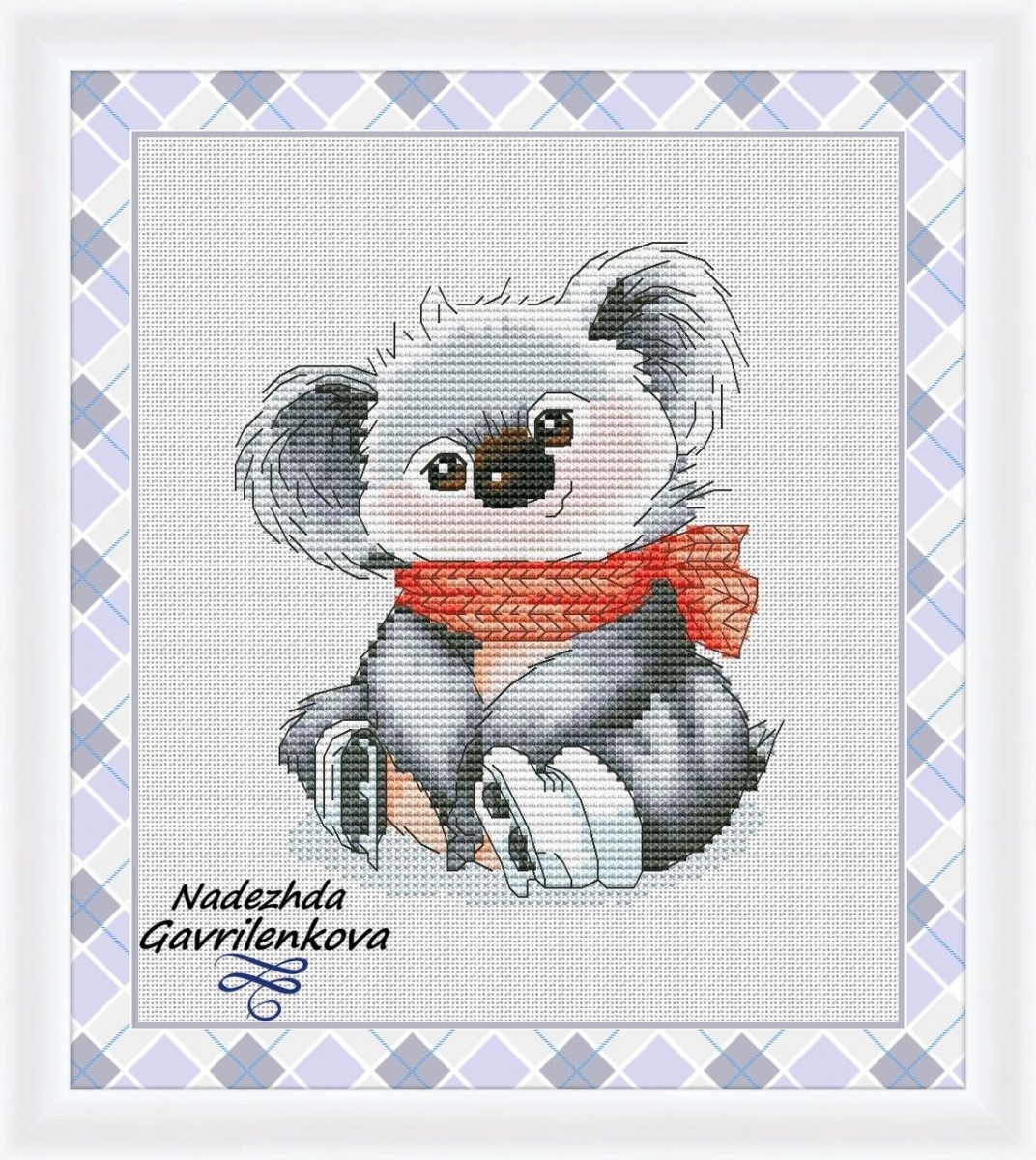 Koala Cross Stitch Pattern фото 1