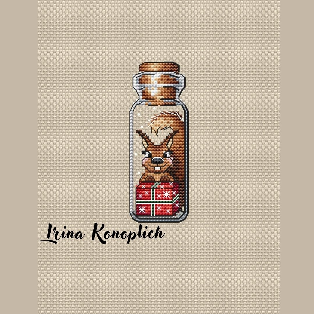 Bottles. Gift Cross Stitch Pattern фото 1