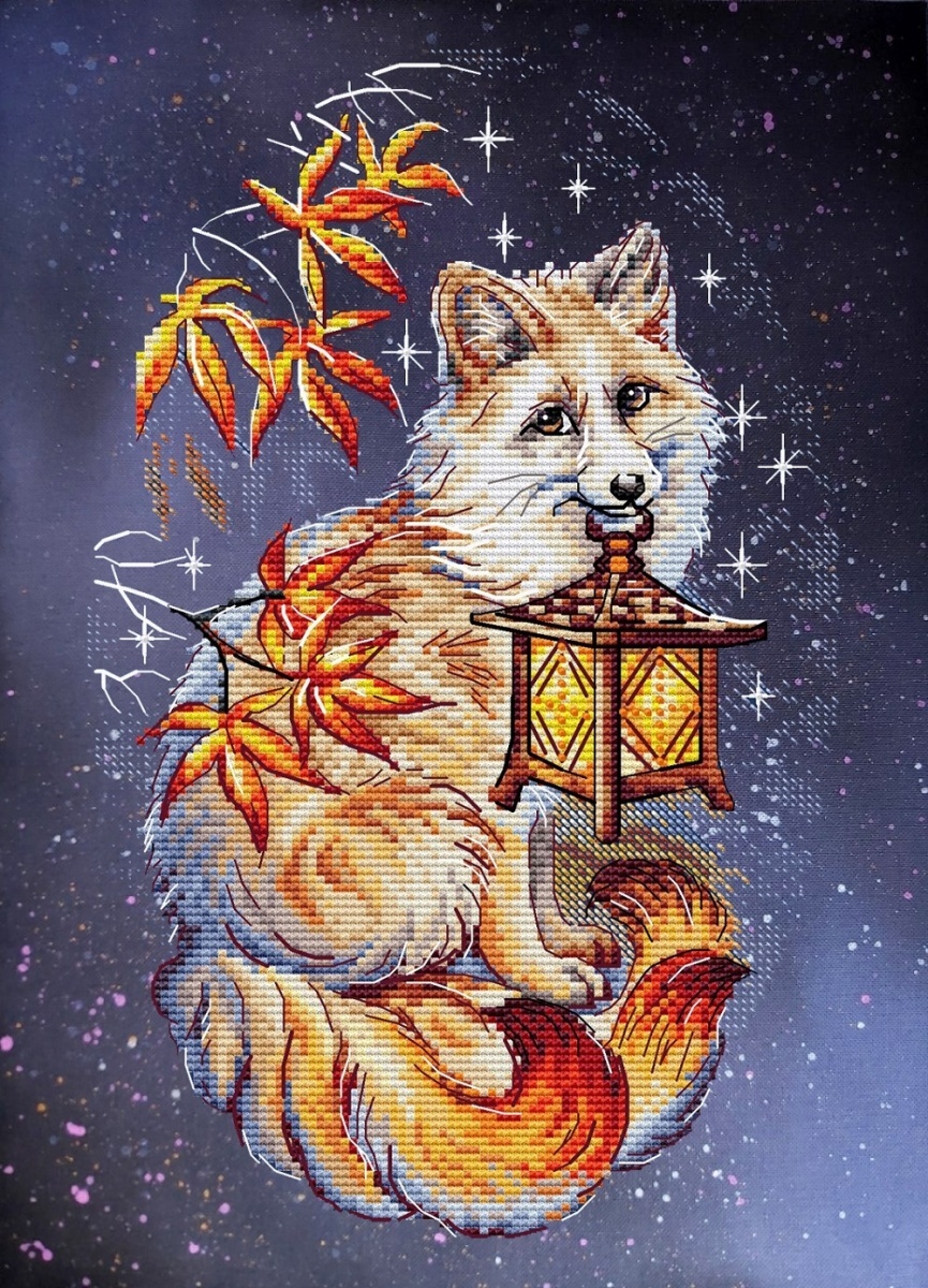 Kitsune Fox Cross Stitch Pattern фото 5