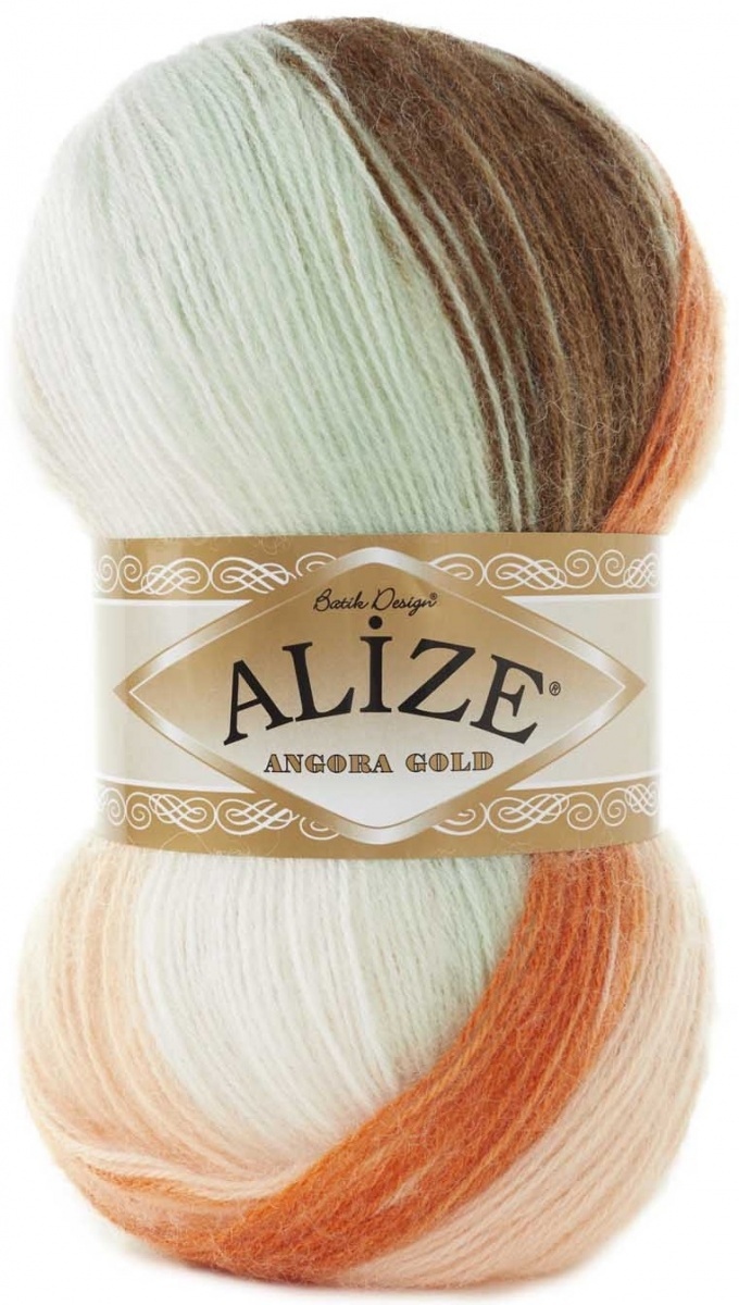 Alize Angora Gold Batik, 10% mohair, 10% wool, 80% acrylic 5 Skein Value Pack, 500g фото 6