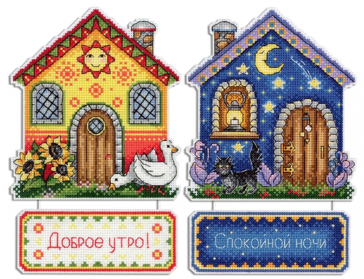 House of the Moon and Sun Cross Stitch Kit фото 1