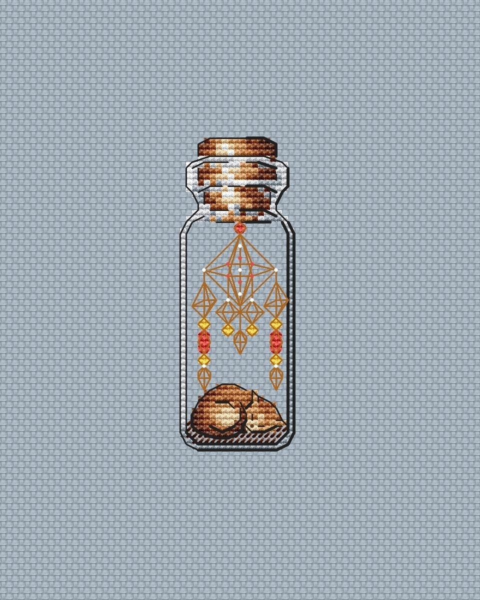 Bottles. Magical Dreams Cross Stitch Pattern фото 1