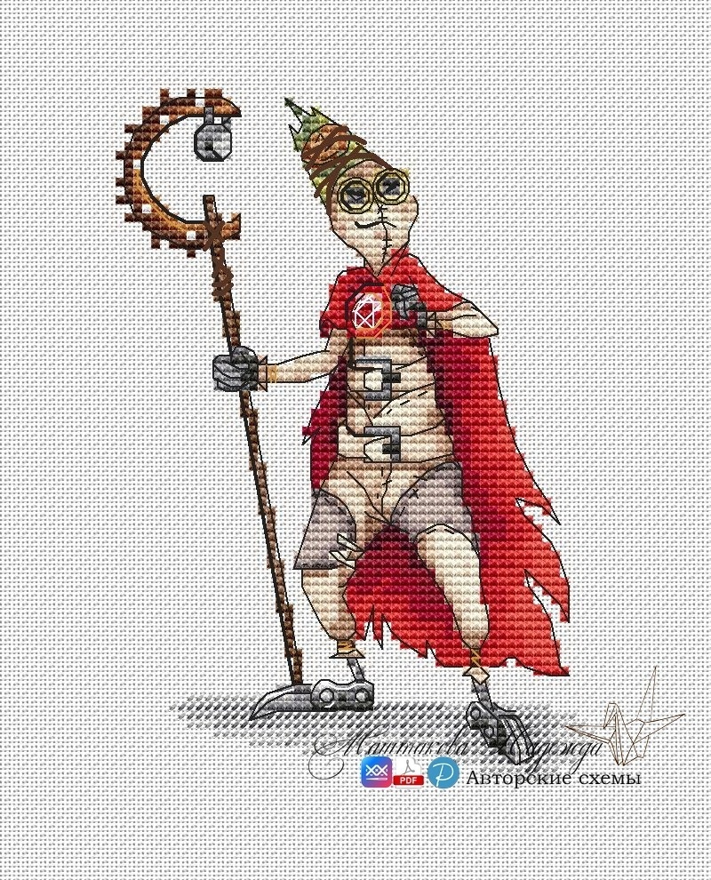Inhabitants of Another World. The First Cross Stitch Pattern фото 1