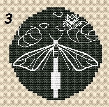 Moth 3 Cross Stitch Pattern фото 1