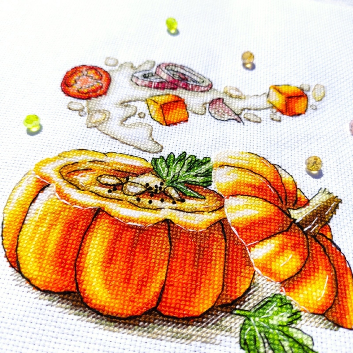 Autumn Soup Cross Stitch Pattern фото 7