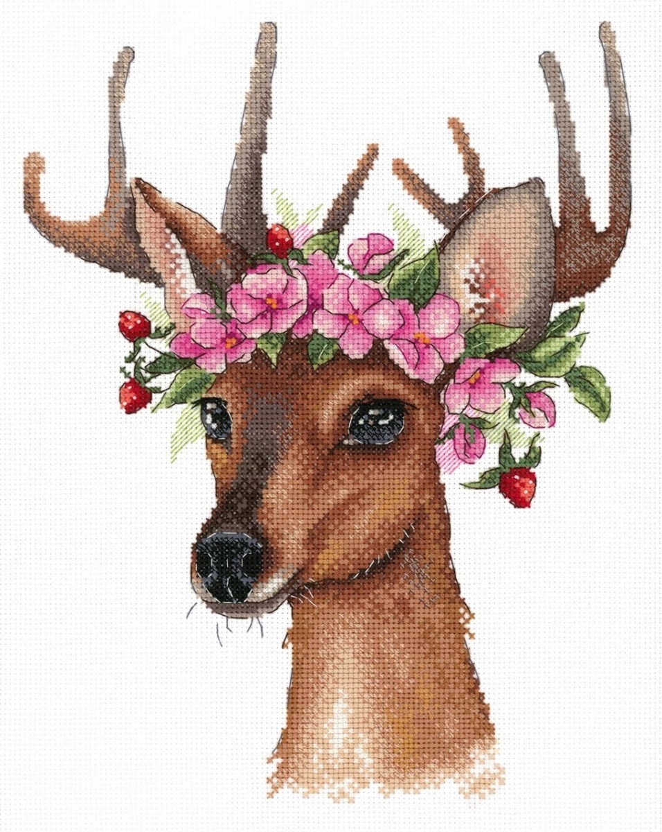 Forest Deer Cross Stitch Kit фото 1