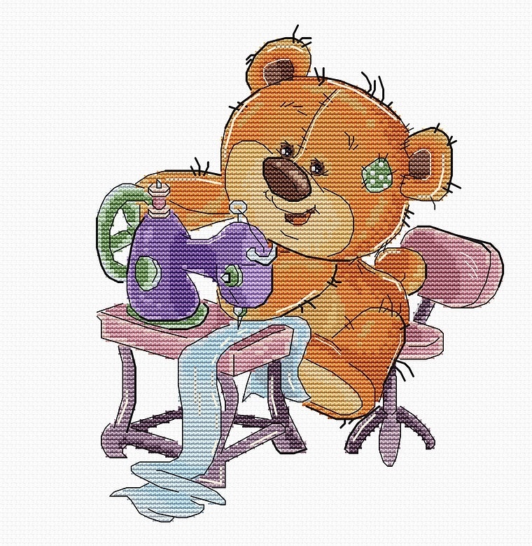 Teddy-bear 4 Cross Stitch Kit фото 1