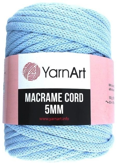 Yarnart Macrame Cord 3 mm - Macrame Cord Denim Blue - 761