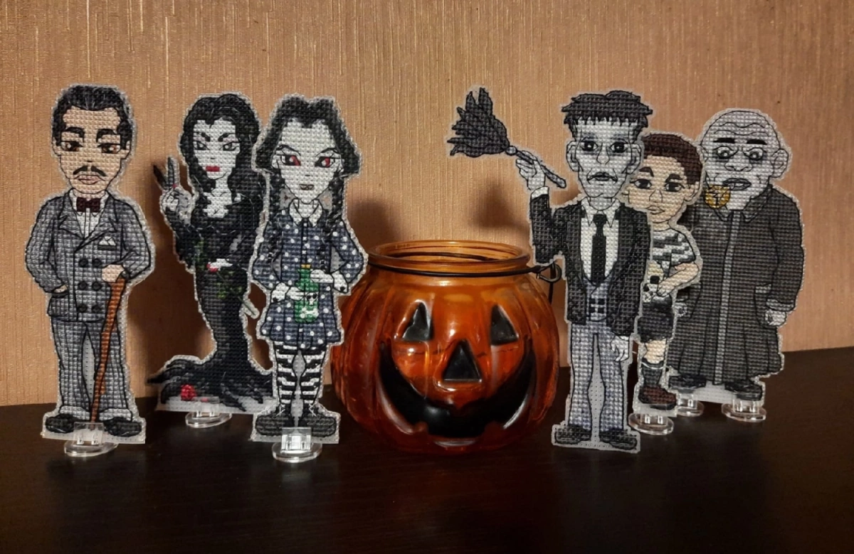 The Addams Family Set Cross Stitch Pattern фото 14