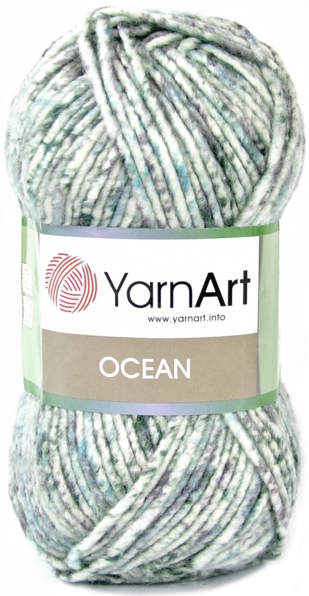 YarnArt Ocean 20% Wool, 80% Acrylic, 5 Skein Value Pack, 500g фото 4