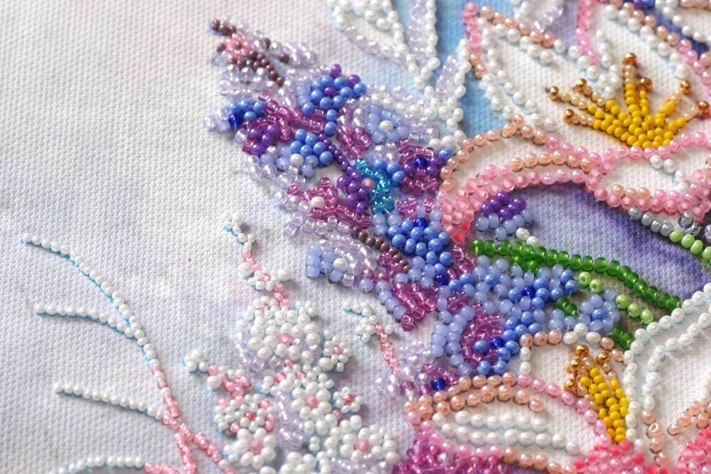 Light Pink Bead Embroidery Kit фото 6