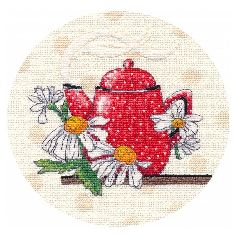 Tea Miniature - 3 Cross Stitch Kit  фото 1