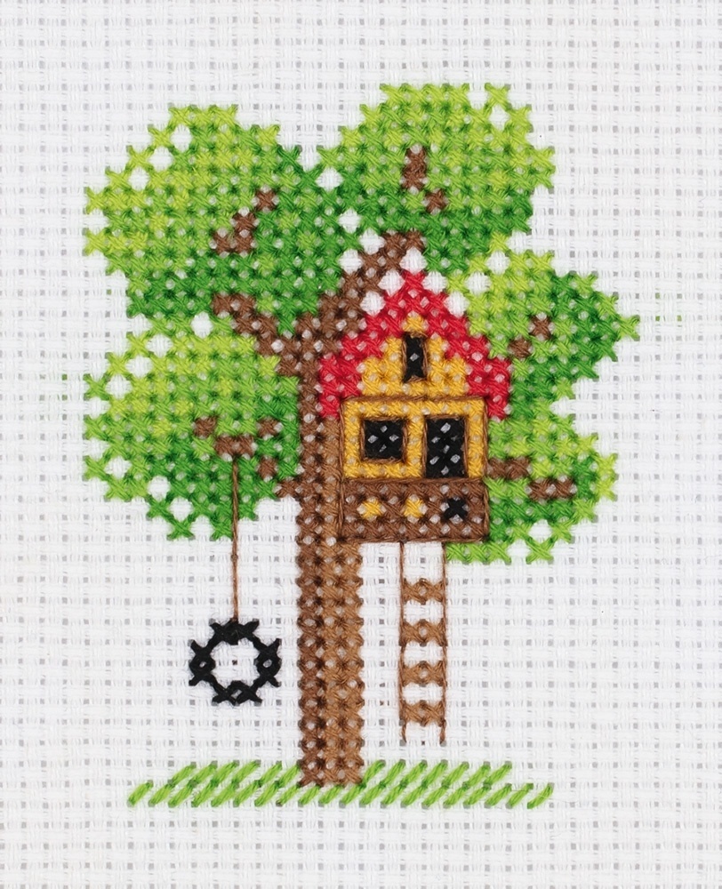 Little Tree House Cross Stitch Kit фото 1