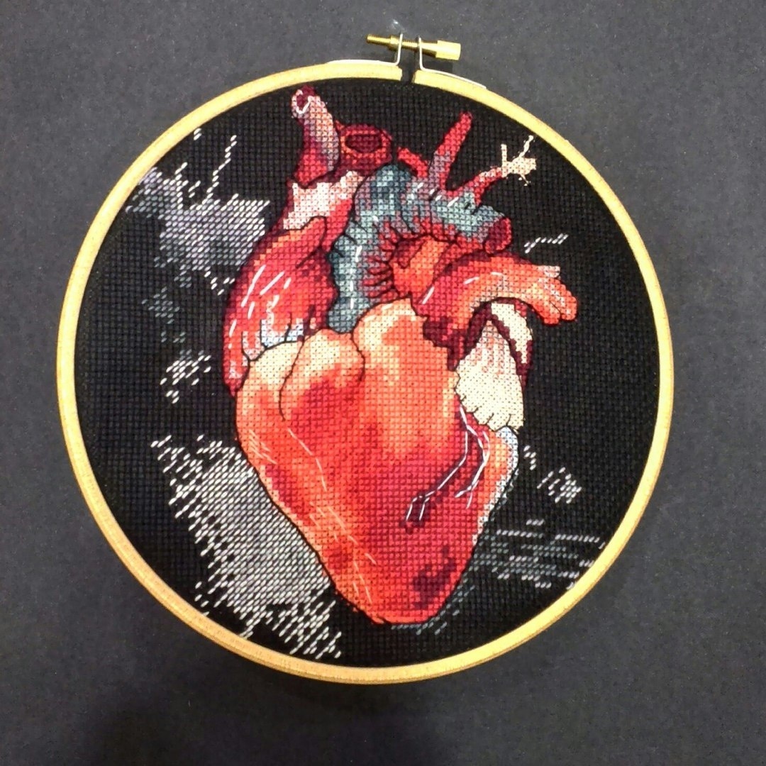 Heart Cross Stitch Pattern фото 2