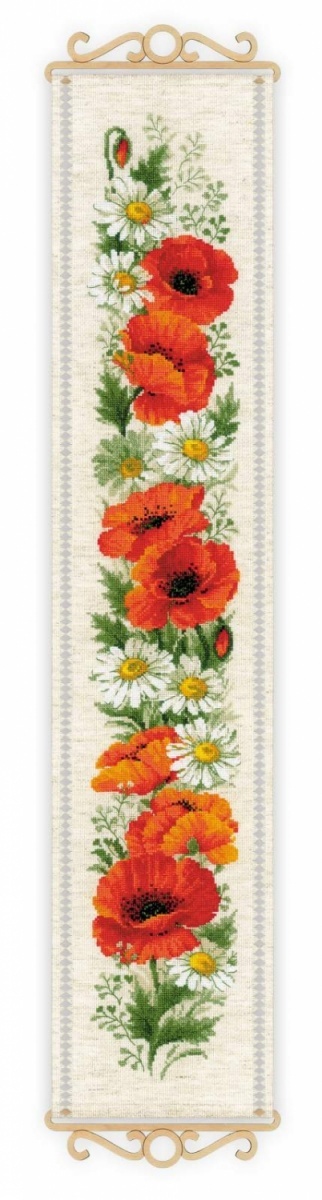 Poppies and Daisies Cross Stitch Kit фото 1