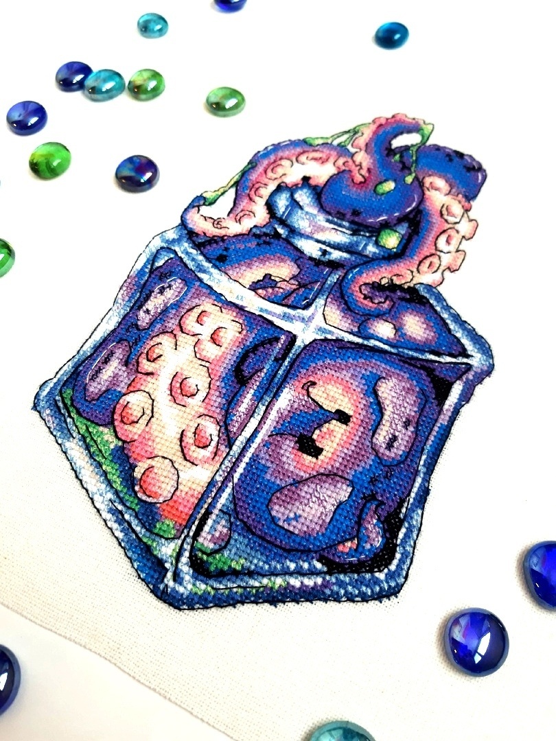 Tentacle Potion Cross Stitch Pattern фото 3