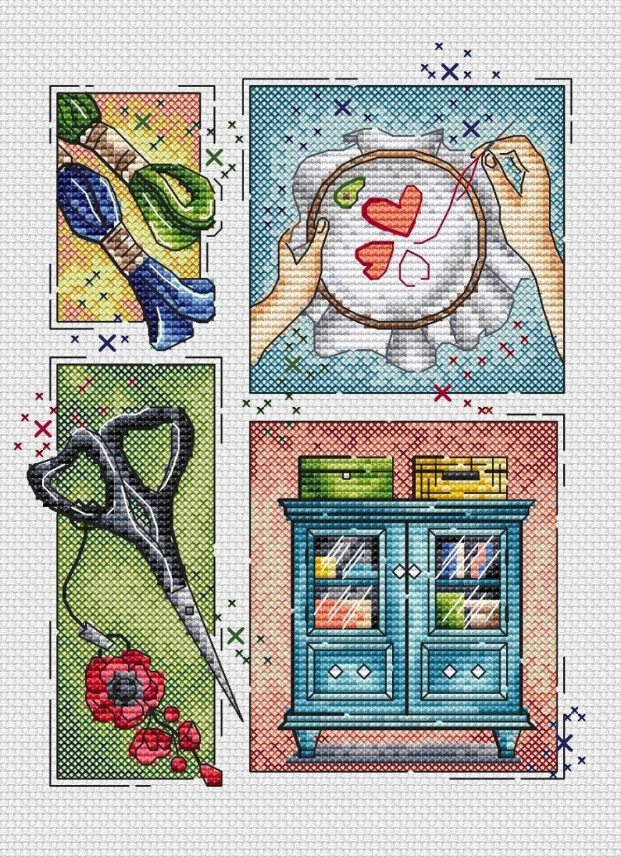 Favorite Hobby Cross Stitch Pattern фото 2