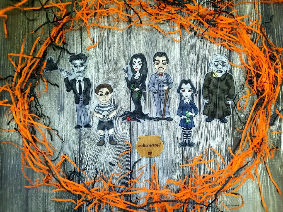 The Addams Family Set Cross Stitch Pattern фото 17