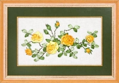 Yellow Roses Embroidery Kit фото 2