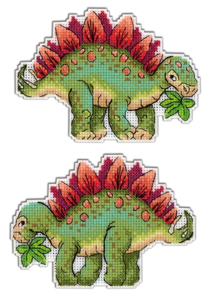 Dinosaurs. Stegosaurus Cross Stitch Kit фото 1