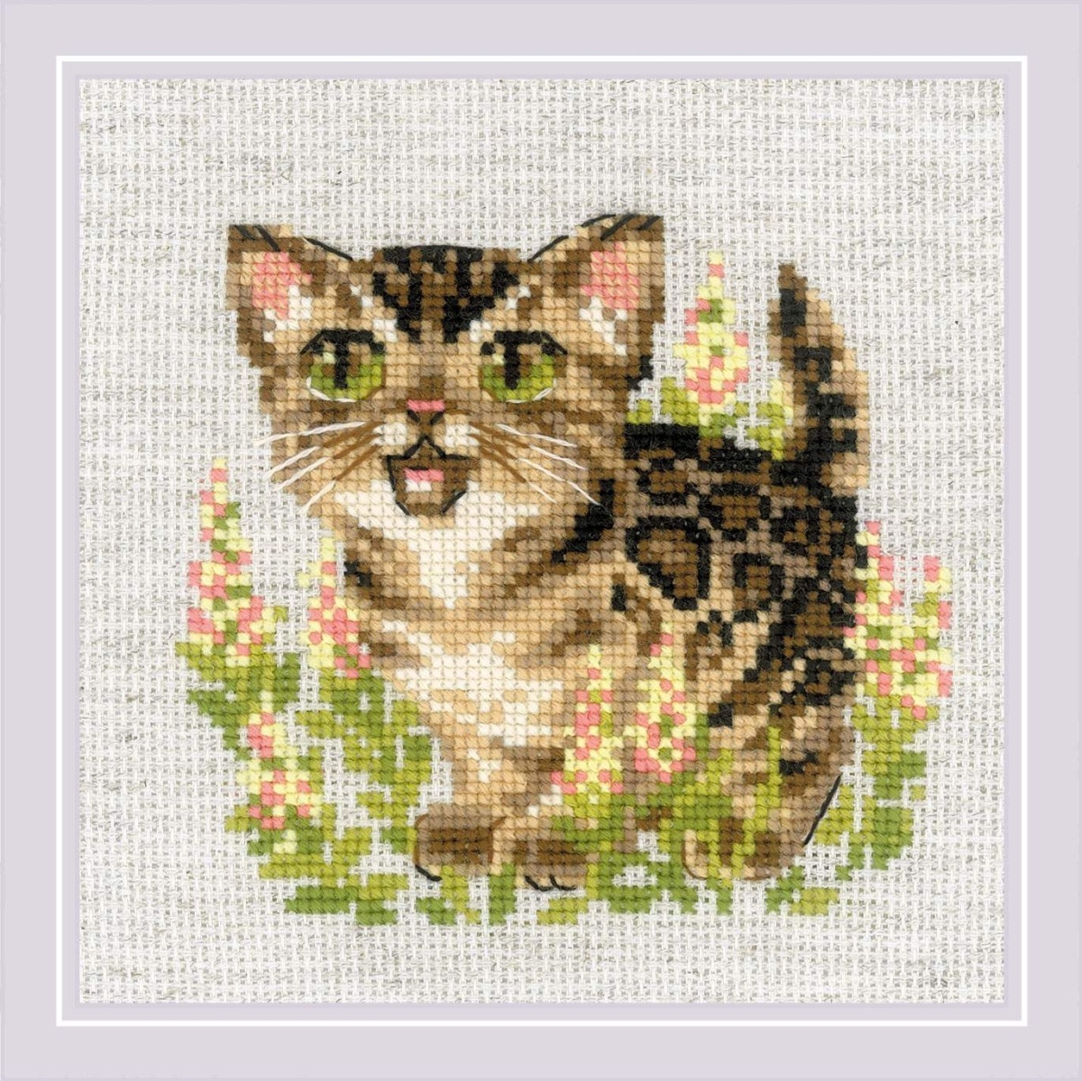 Bengal Kitten Cross Stitch Kit фото 1