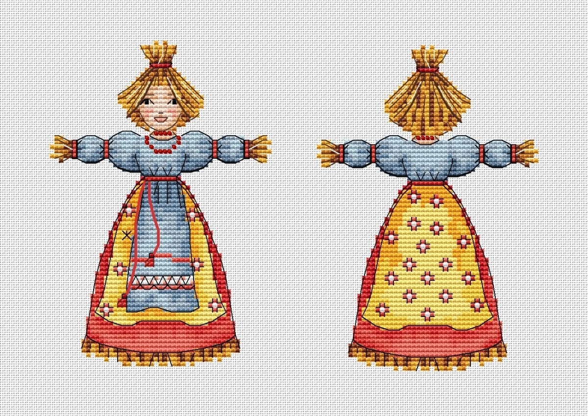 The Scarecrow Shrovetide 3 Cross Stitch Pattern фото 1