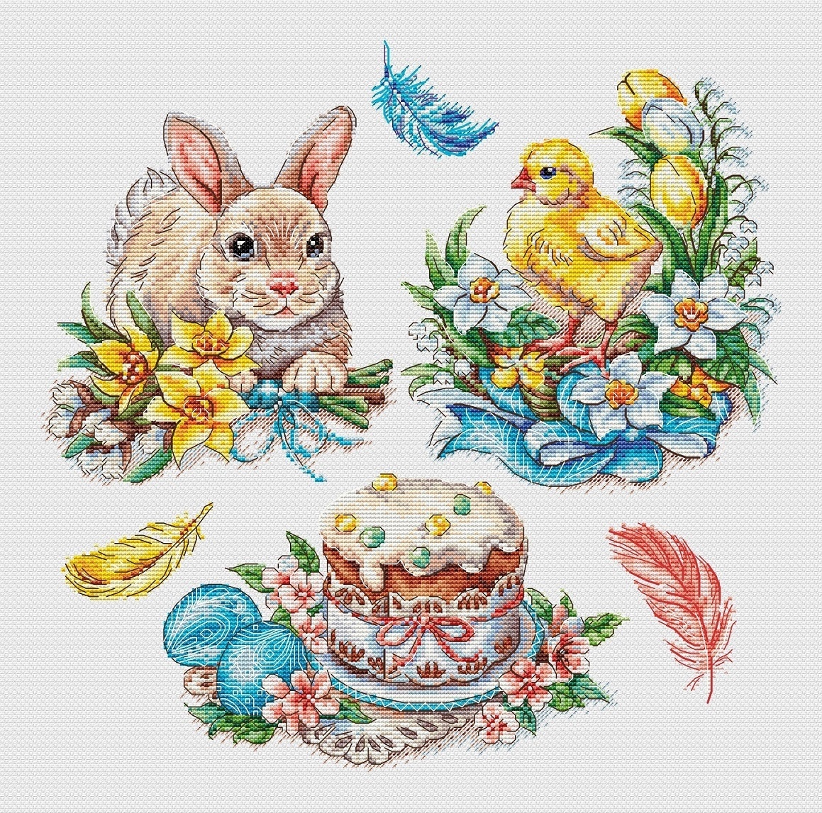 An Easter Sampler Cross Stitch Pattern фото 1
