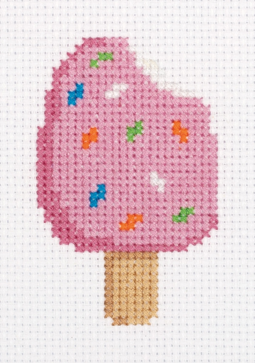 Ice Cream on a Stick Cross Stitch Kit фото 1